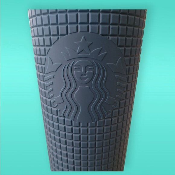 Starbucks Subzero Gridded Mate Blue Tumbler 24oz - Picture 2 of 6